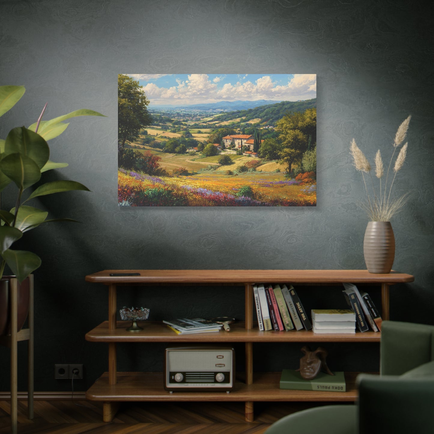 Canvas Wall Art - French Countryside on a Gorgeous Day