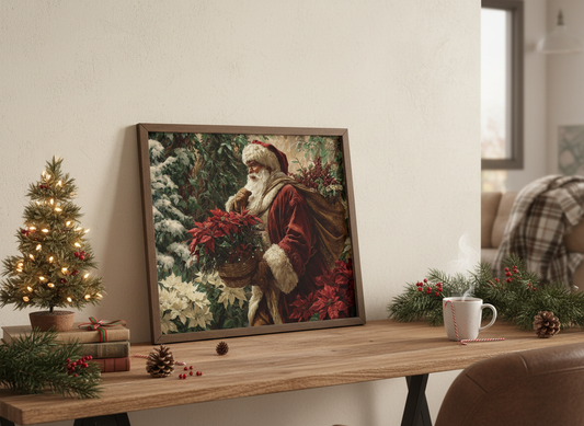 Vintage Santa - Small Size