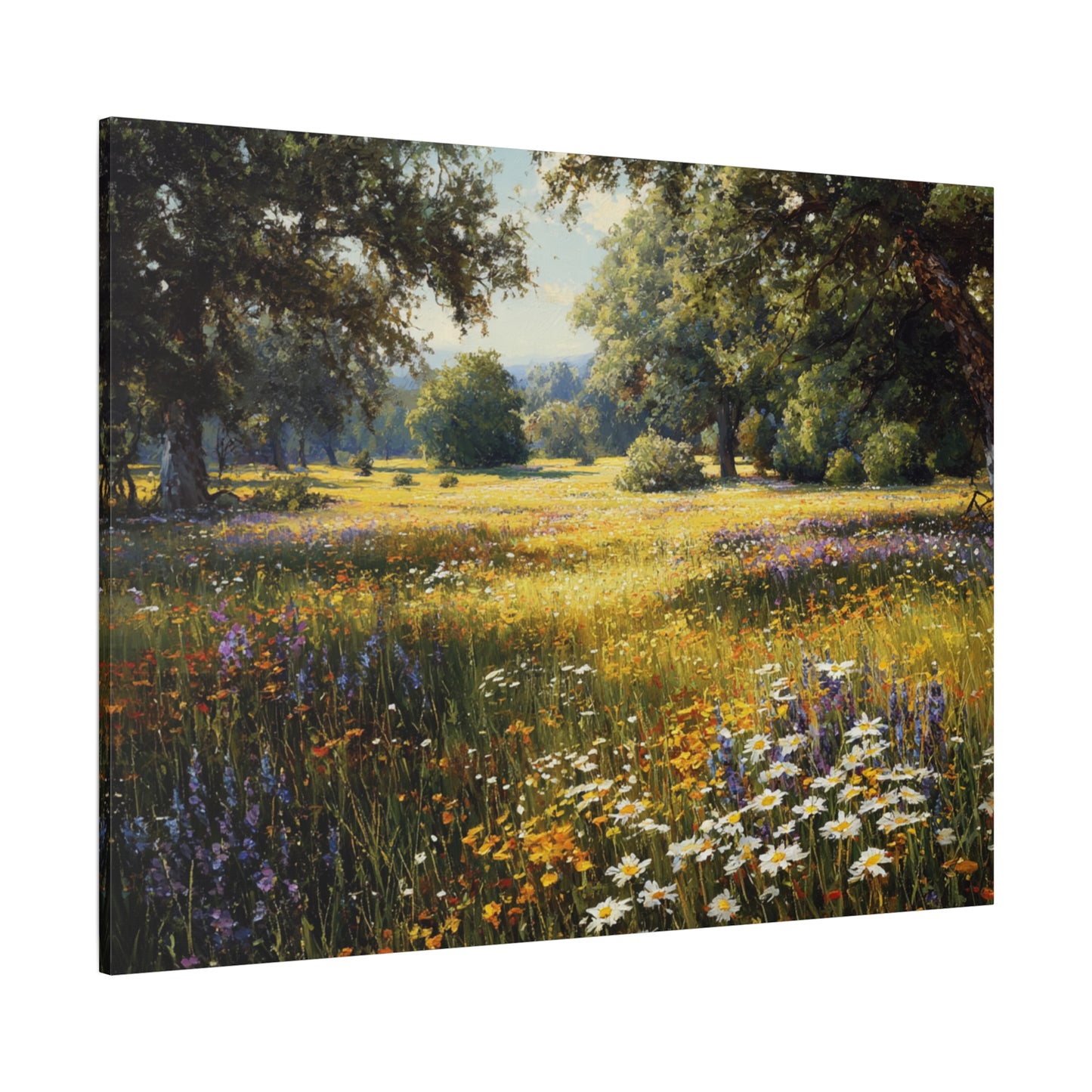 Wildflower Meadow Canvas Print — Matte Stretched Wall Art