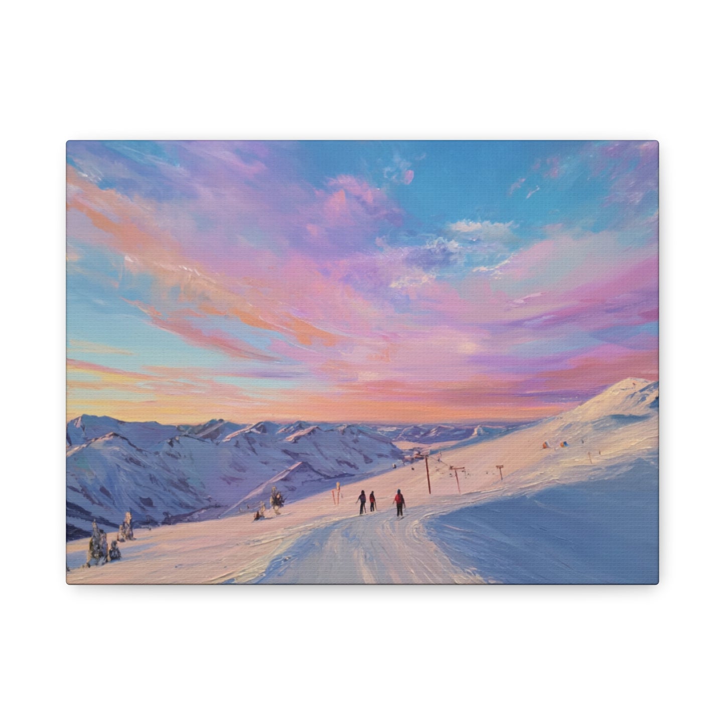 Mountain Sunset Canvas Art