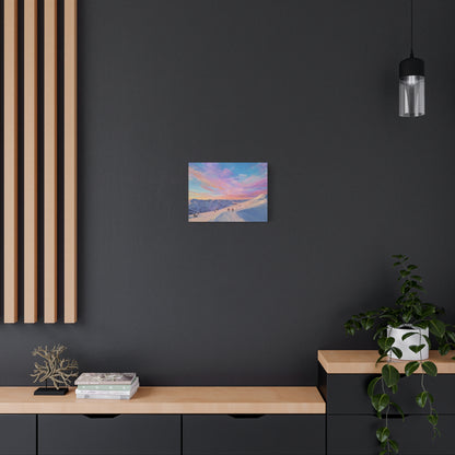 Mountain Sunset Canvas Art