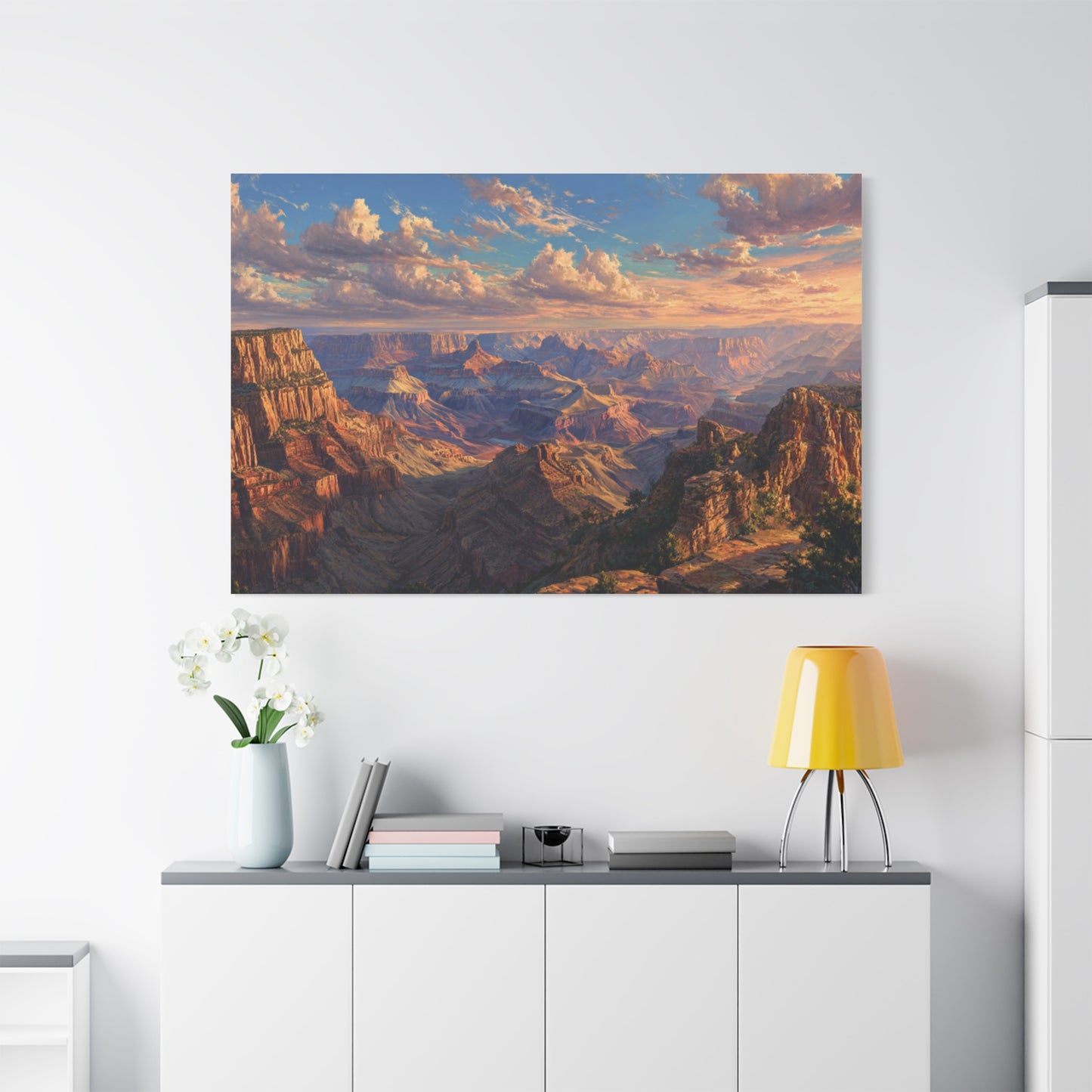 Grand Canyon Sunset Matte Canvas Wall Art — Stretched 1.25"