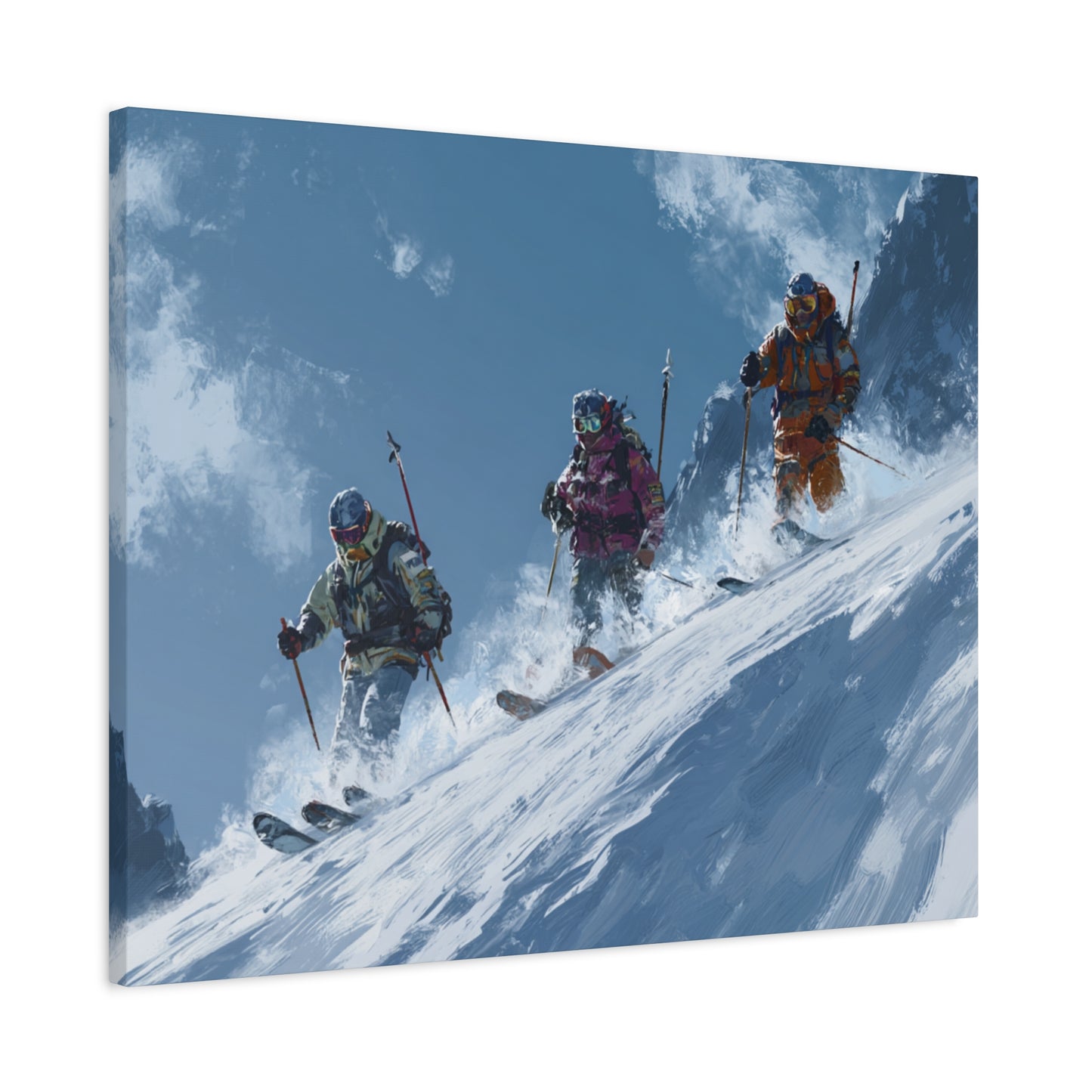 Ski Adventure Canvas Art