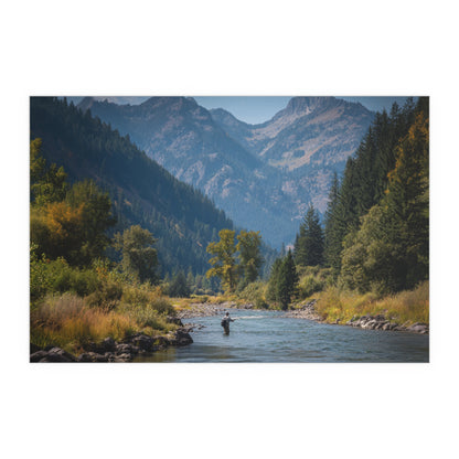 Copy of Canvas Art - Mountain Stream Fly Fishing
