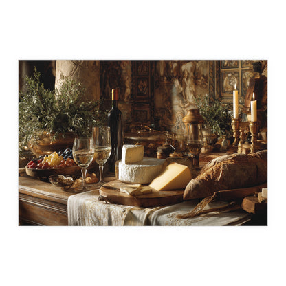 Vintage Still Life Feast - Silk Print Paper