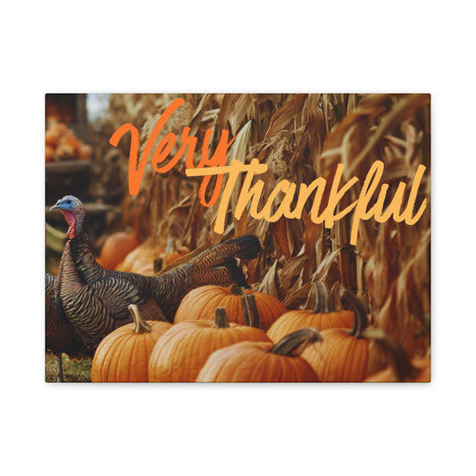 Thankful Fall Canvas Print