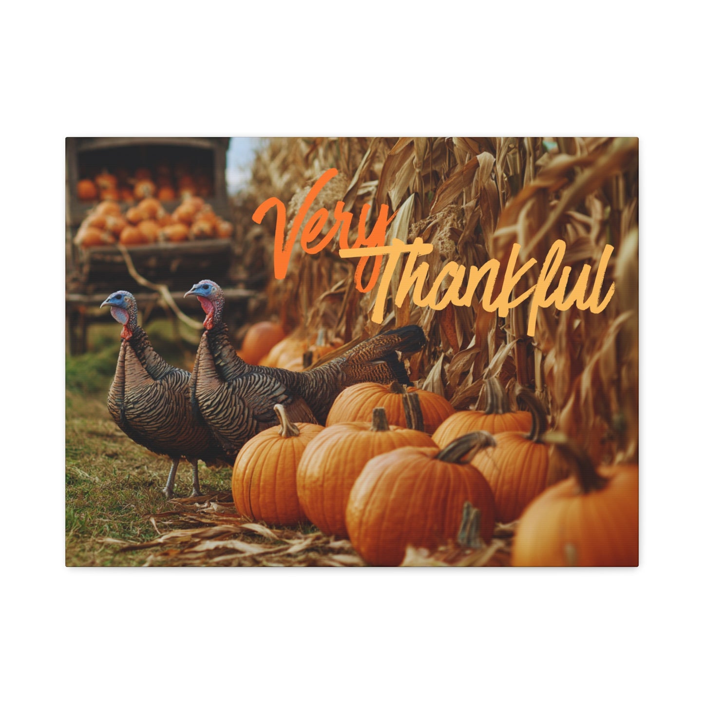 Thankful Fall Canvas Print