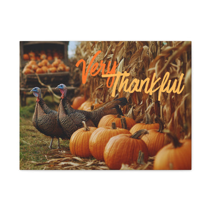 Thankful Fall Canvas Print