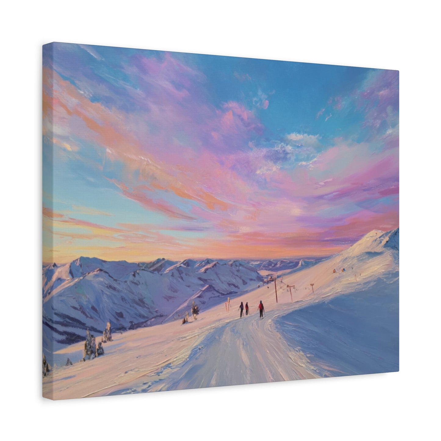 Mountain Sunset Canvas Art
