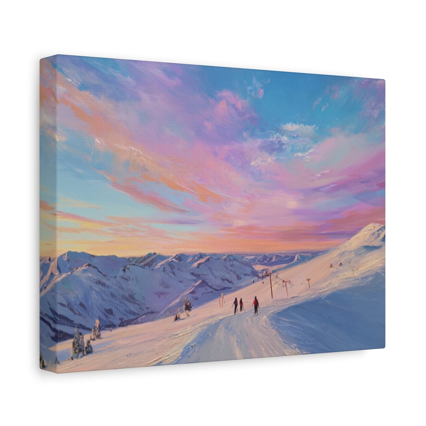 Mountain Sunset Canvas Art