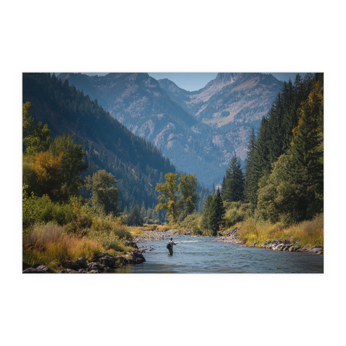 Copy of Canvas Art - Mountain Stream Fly Fishing