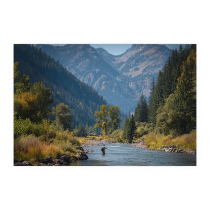Copy of Canvas Art - Mountain Stream Fly Fishing
