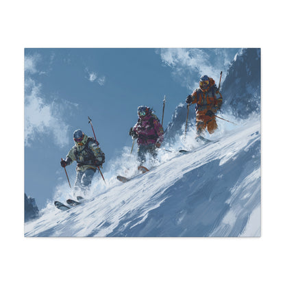 Ski Adventure Canvas Art