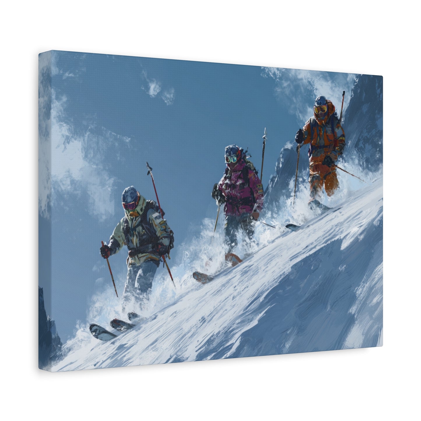 Ski Adventure Canvas Art