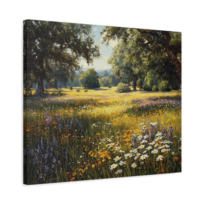 Wildflower Meadow Canvas Print — Matte Stretched Wall Art