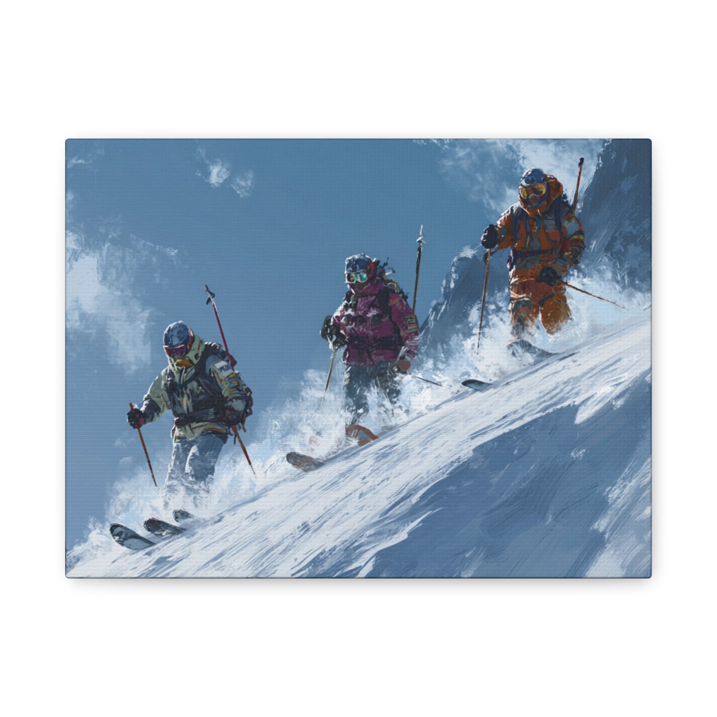 Ski Adventure Canvas Art
