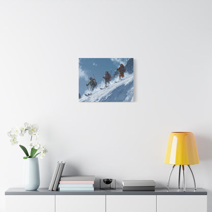 Ski Adventure Canvas Art