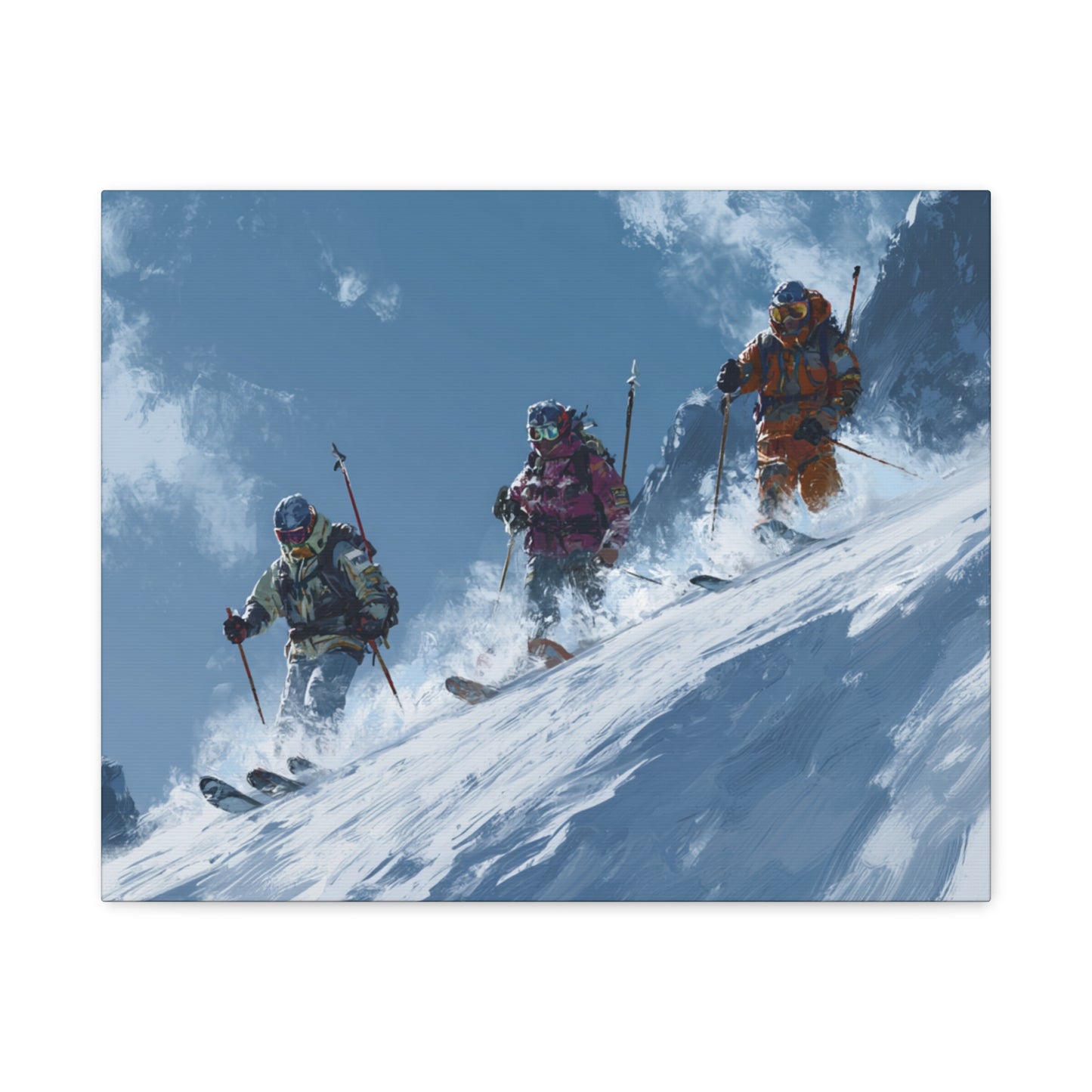Ski Adventure Canvas Art