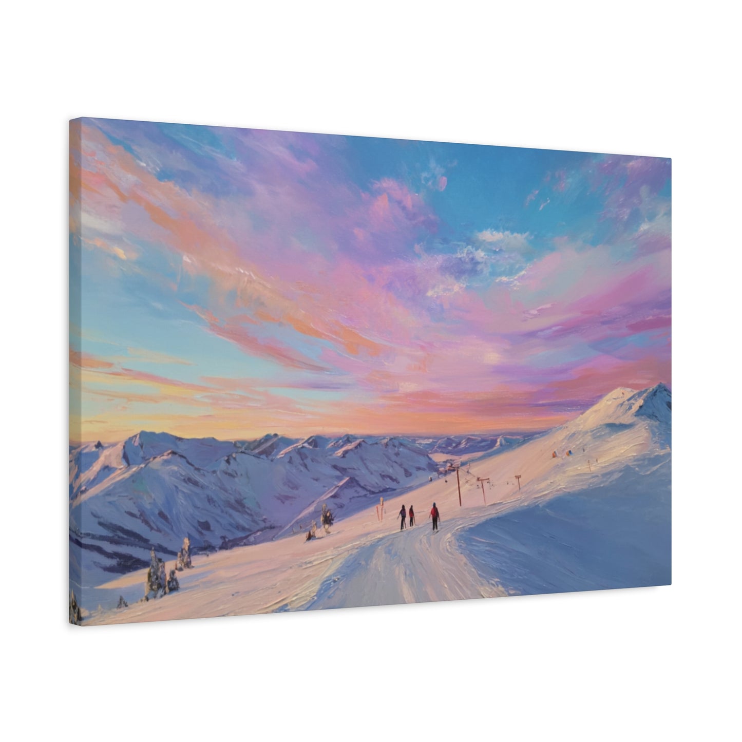 Mountain Sunset Canvas Art