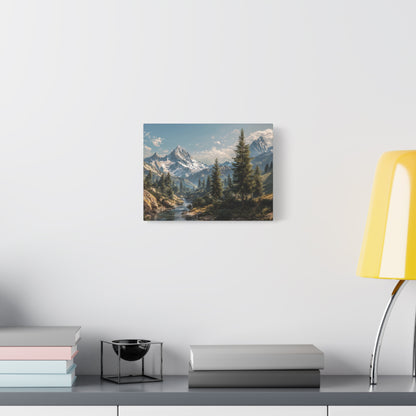 Canvas Print - Mountain Stream on a Beautiful Day