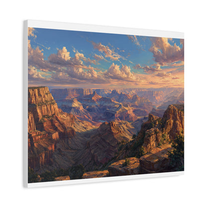 Grand Canyon Sunset Matte Canvas Wall Art — Stretched 1.25"