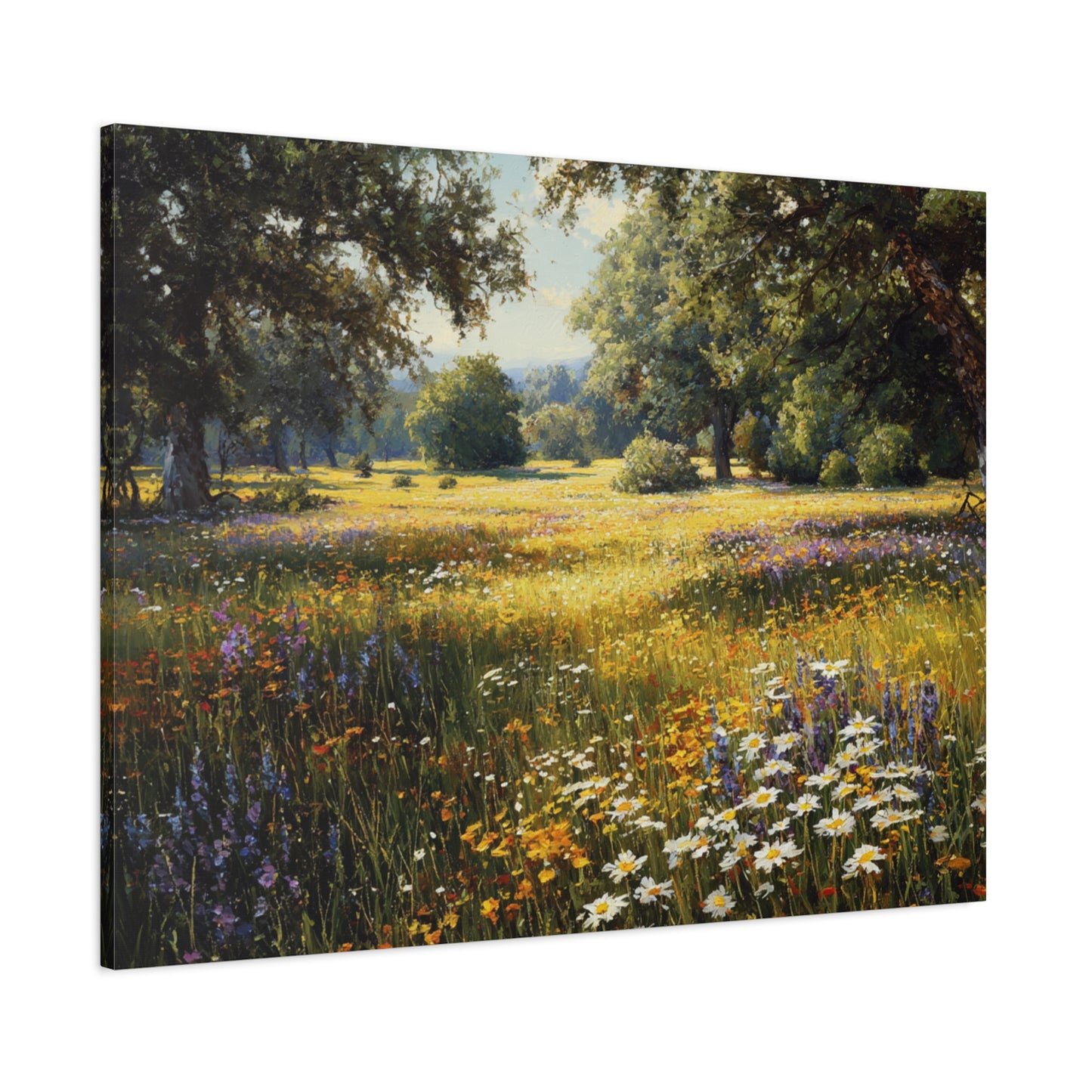 Wildflower Meadow Canvas Print — Matte Stretched Wall Art