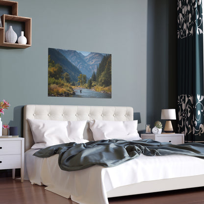 Copy of Canvas Art - Mountain Stream Fly Fishing