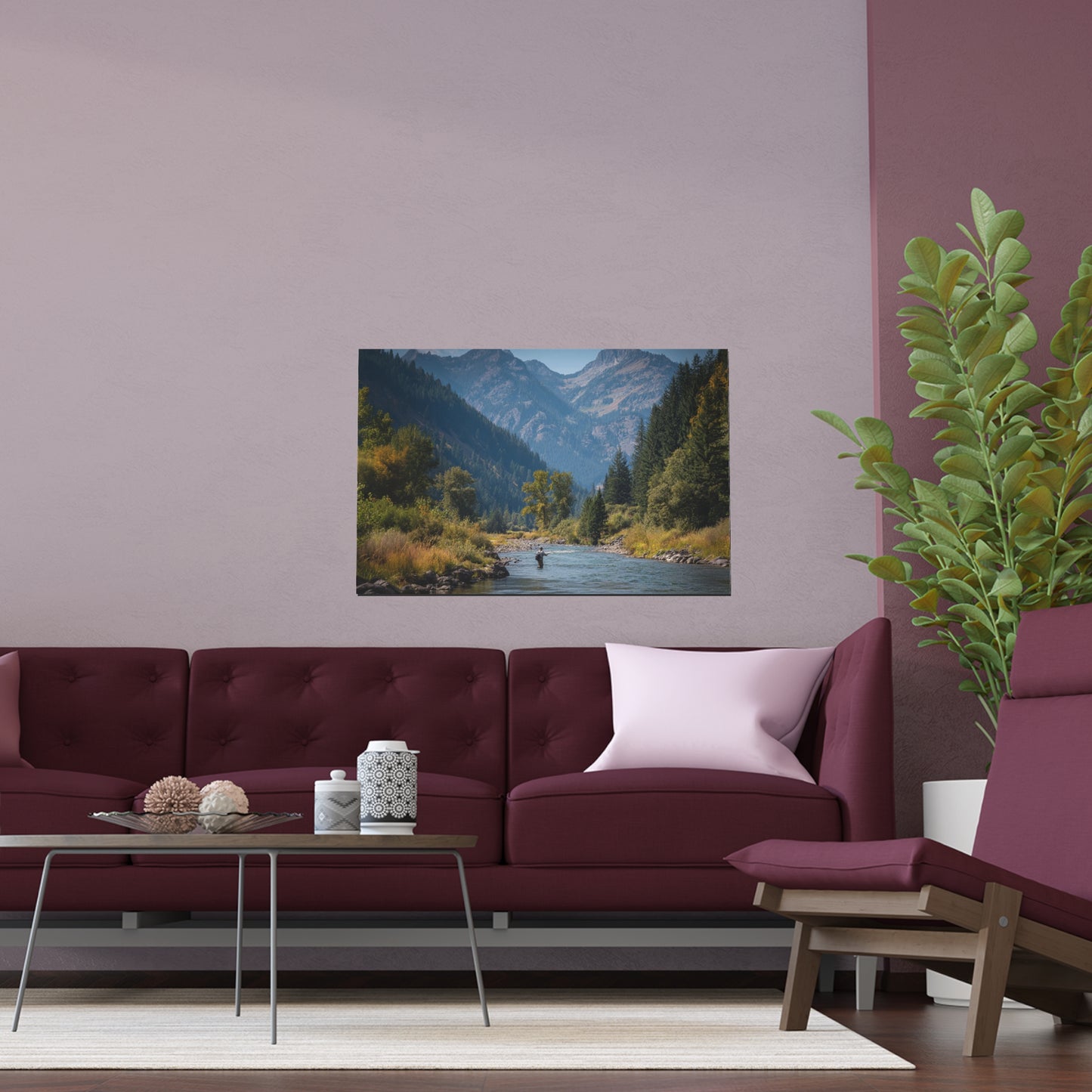 Copy of Canvas Art - Mountain Stream Fly Fishing