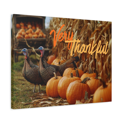 Thankful Fall Canvas Print