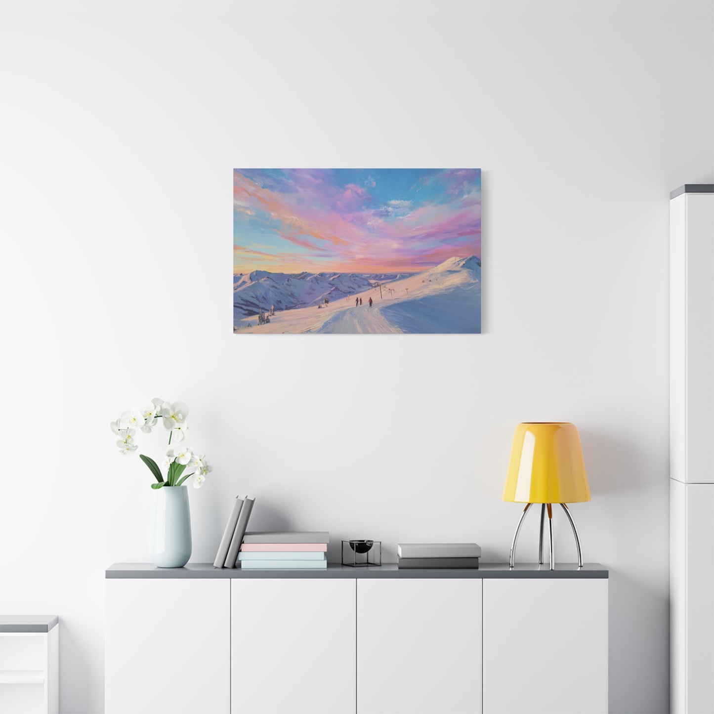 Mountain Sunset Canvas Art