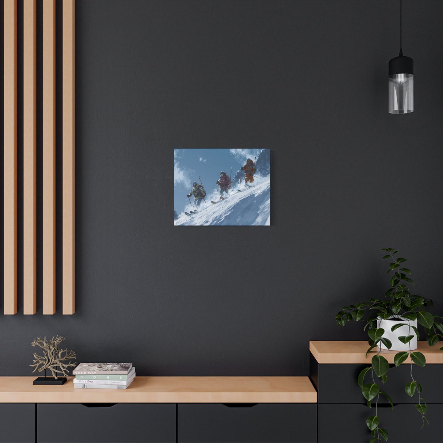 Ski Adventure Canvas Art