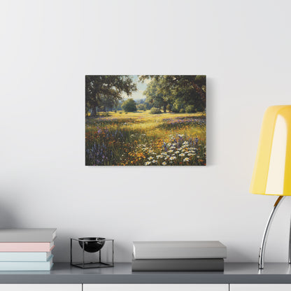 Wildflower Meadow Canvas Print — Matte Stretched Wall Art