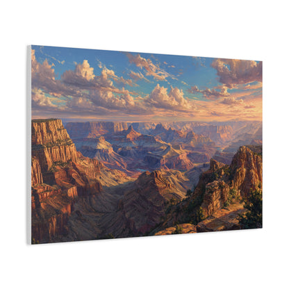 Grand Canyon Sunset Matte Canvas Wall Art — Stretched 1.25"