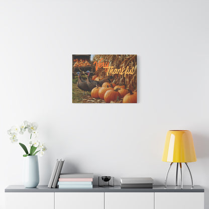 Thankful Fall Canvas Print