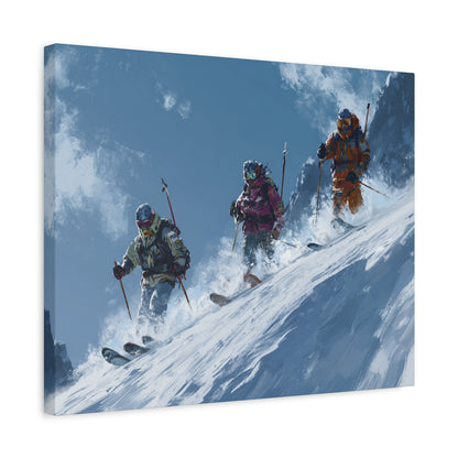 Ski Adventure Canvas Art