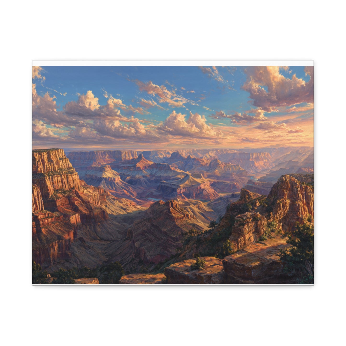 Grand Canyon Sunset Matte Canvas Wall Art — Stretched 1.25"