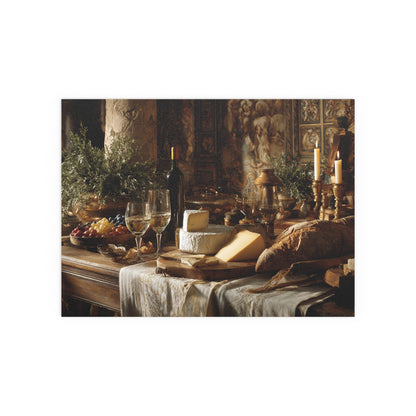 Vintage Still Life Feast - Silk Print Paper