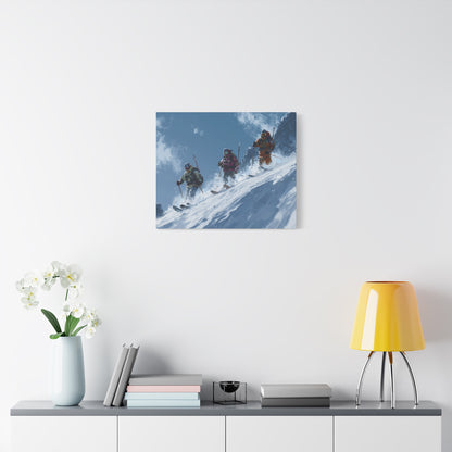 Ski Adventure Canvas Art