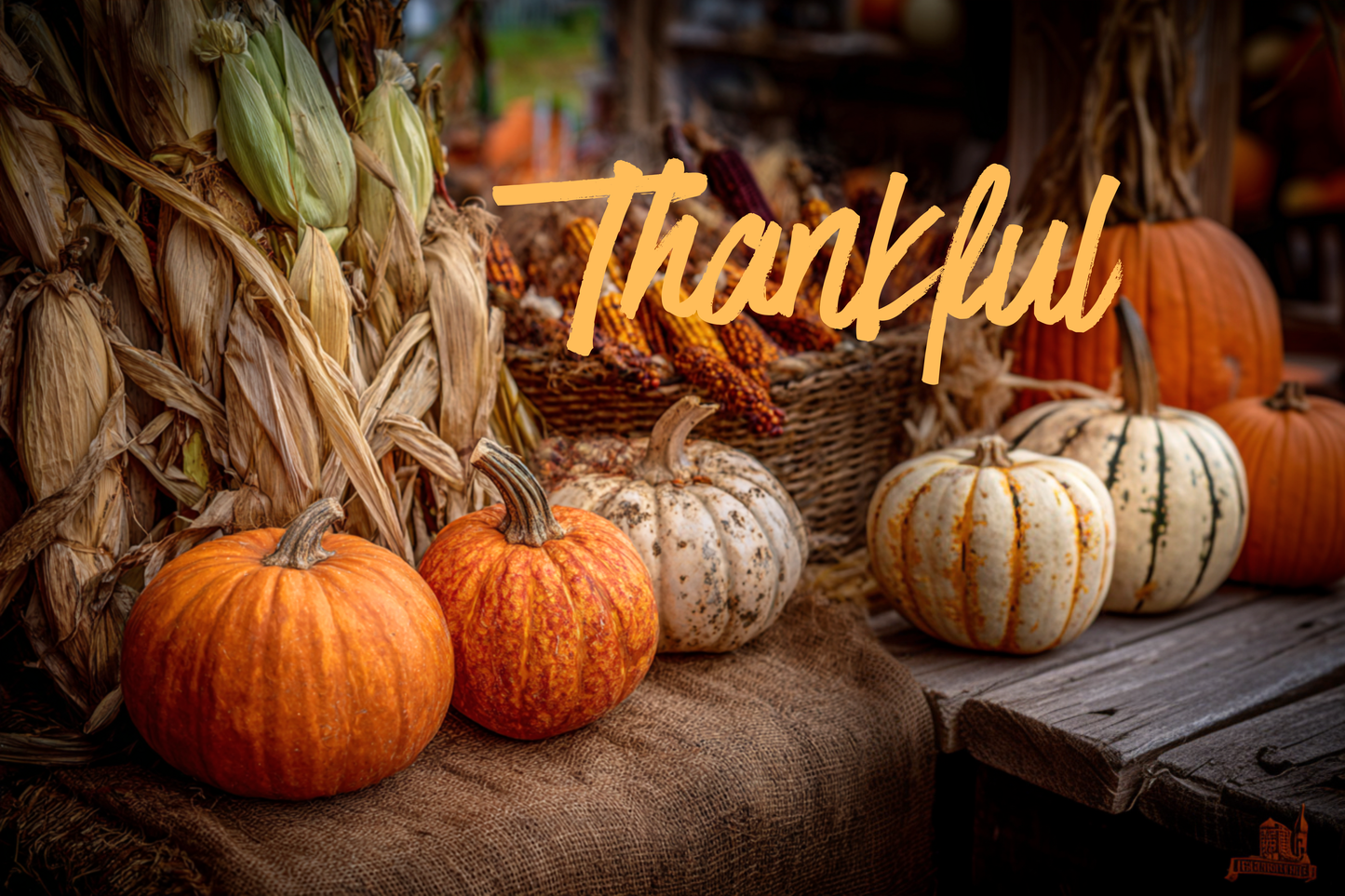 Thankful Fall Wall Art Canvas