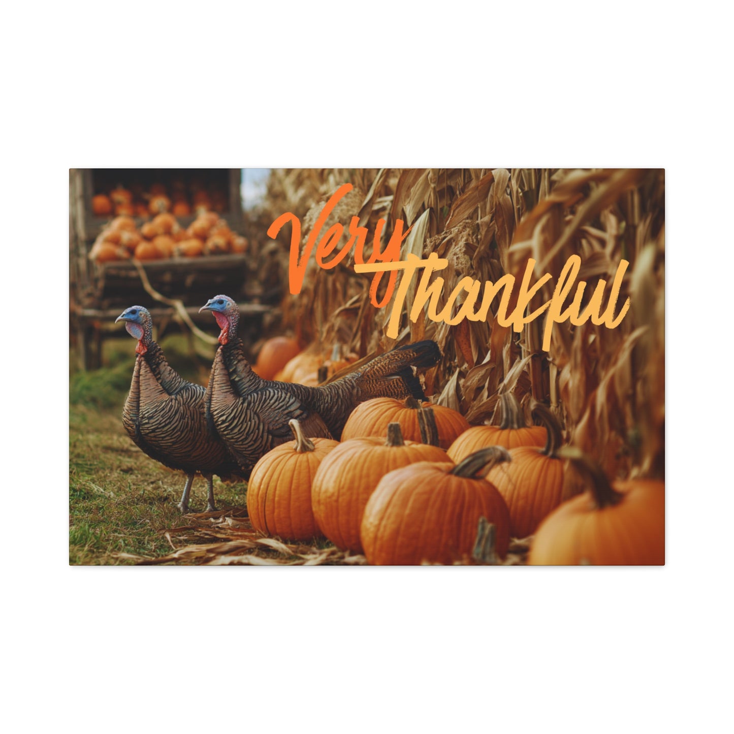 Thankful Fall Canvas Print