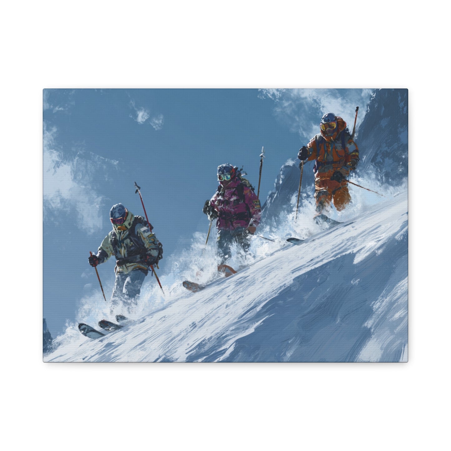 Ski Adventure Canvas Art
