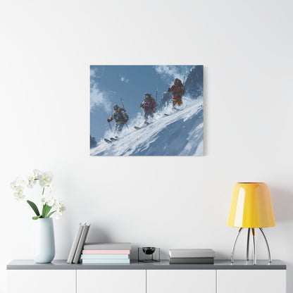 Ski Adventure Canvas Art