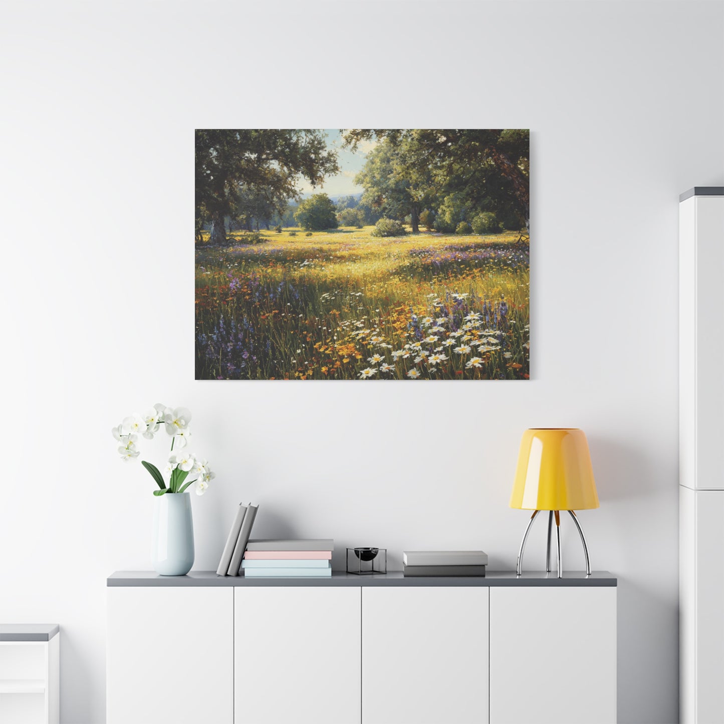 Wildflower Meadow Canvas Print — Matte Stretched Wall Art