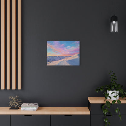 Mountain Sunset Canvas Art