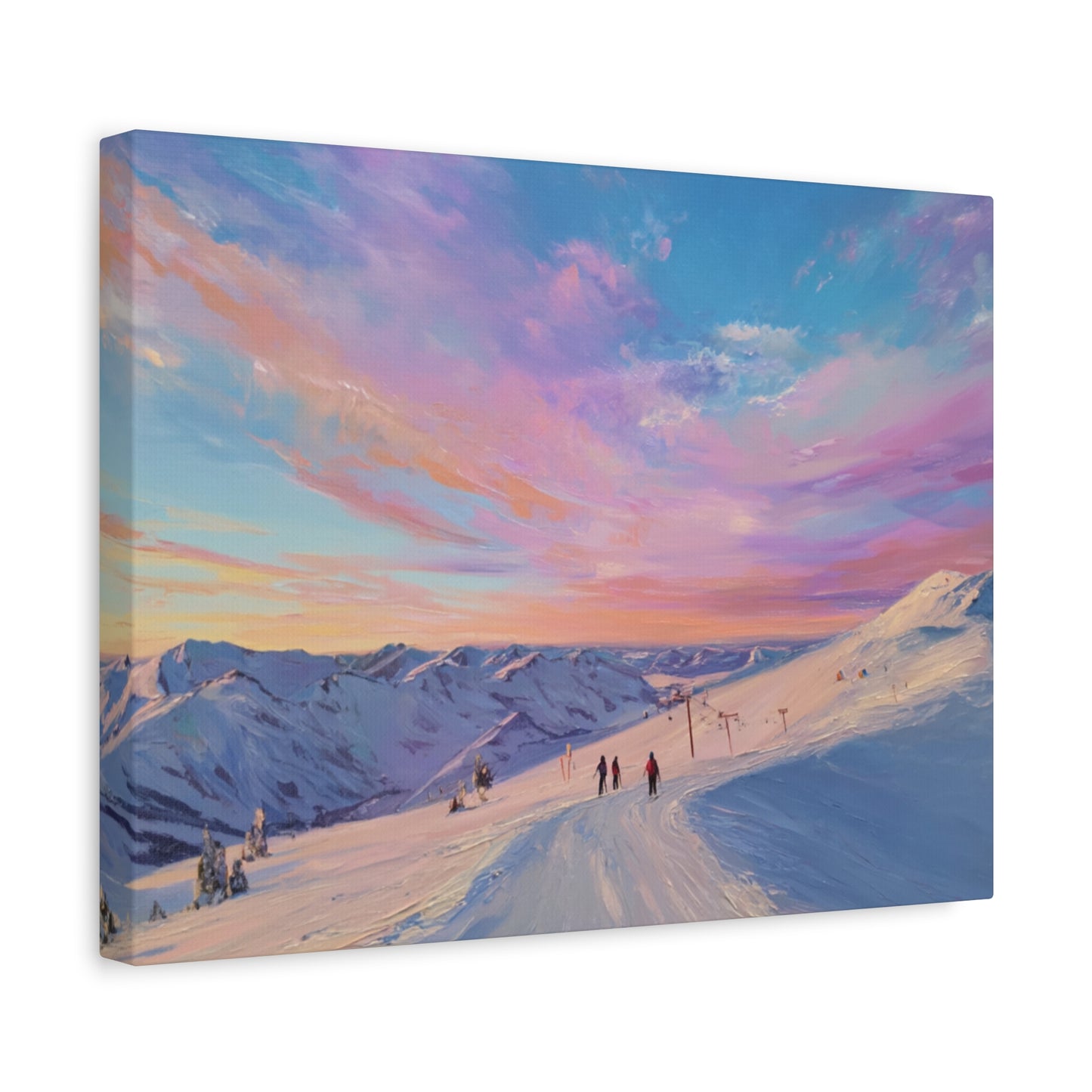 Mountain Sunset Canvas Art