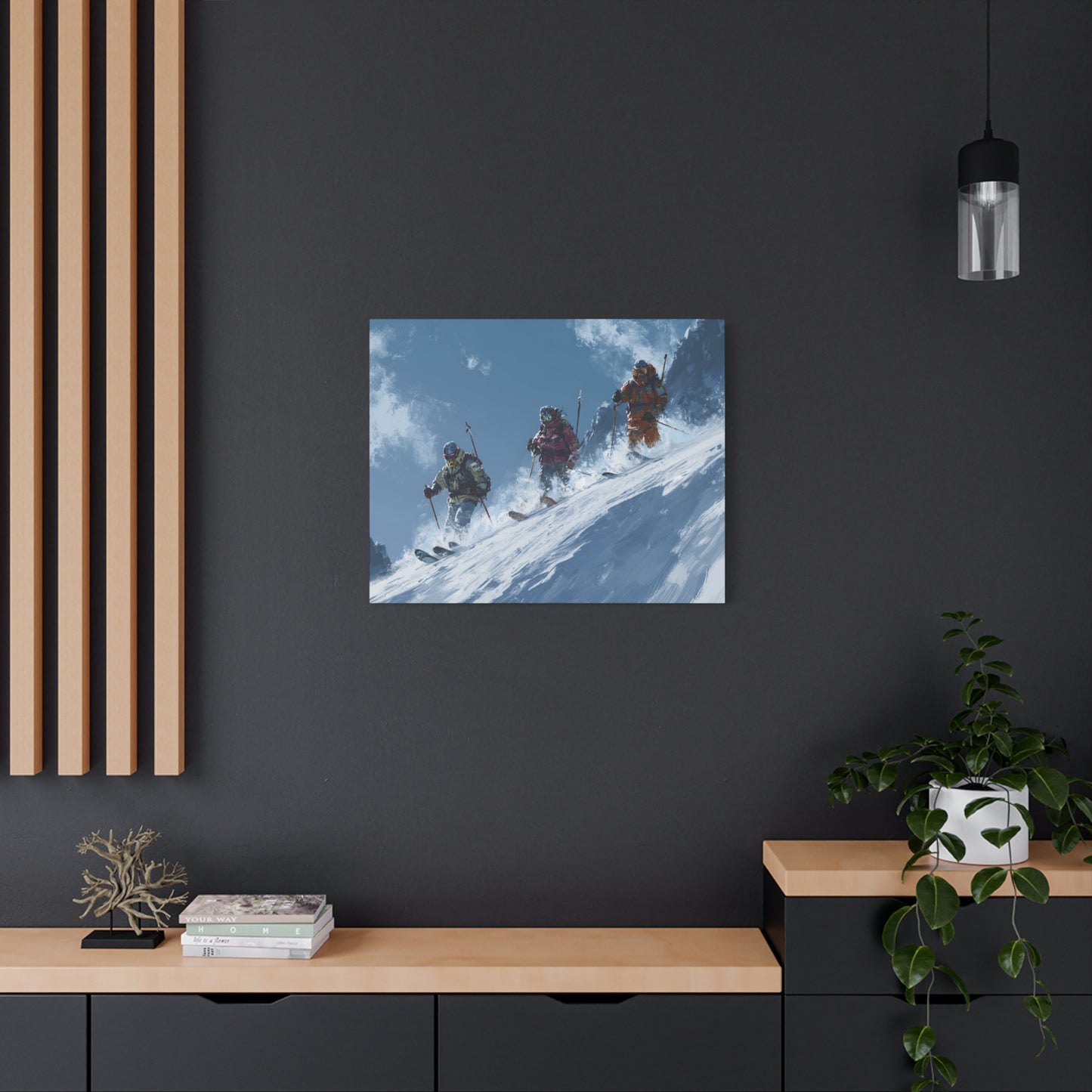 Ski Adventure Canvas Art