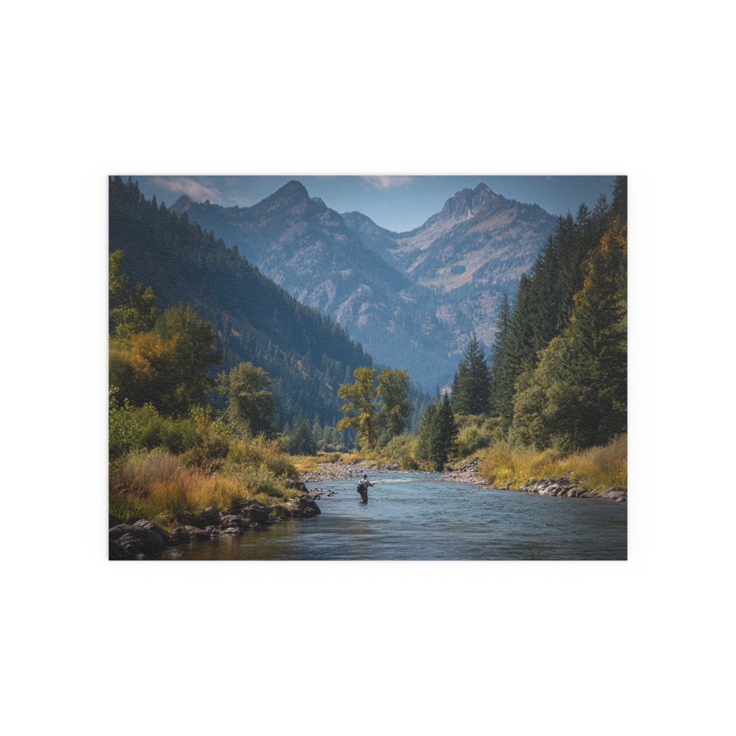 Copy of Canvas Art - Mountain Stream Fly Fishing