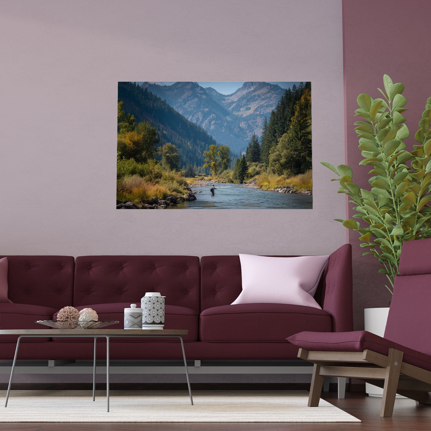 Copy of Canvas Art - Mountain Stream Fly Fishing