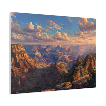 Grand Canyon Sunset Matte Canvas Wall Art — Stretched 1.25"