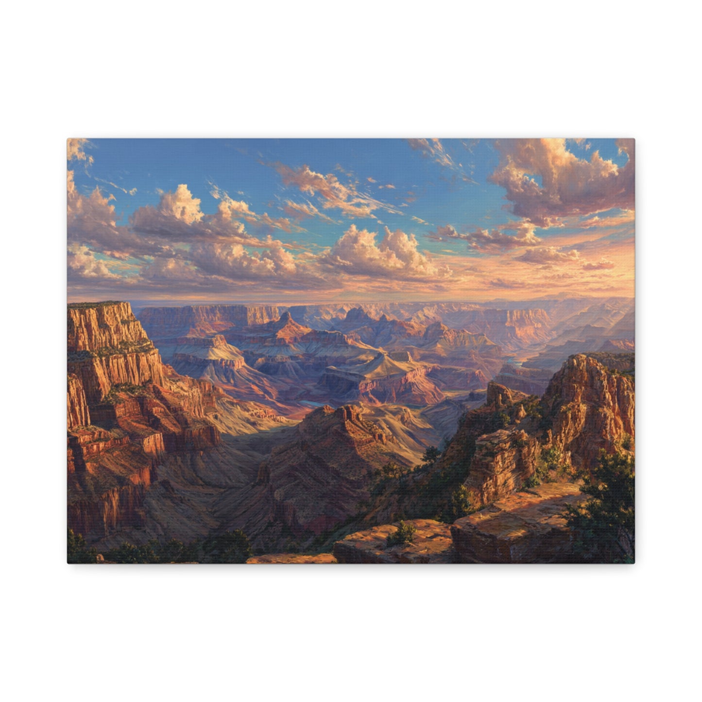 Grand Canyon Sunset Matte Canvas Wall Art — Stretched 1.25"
